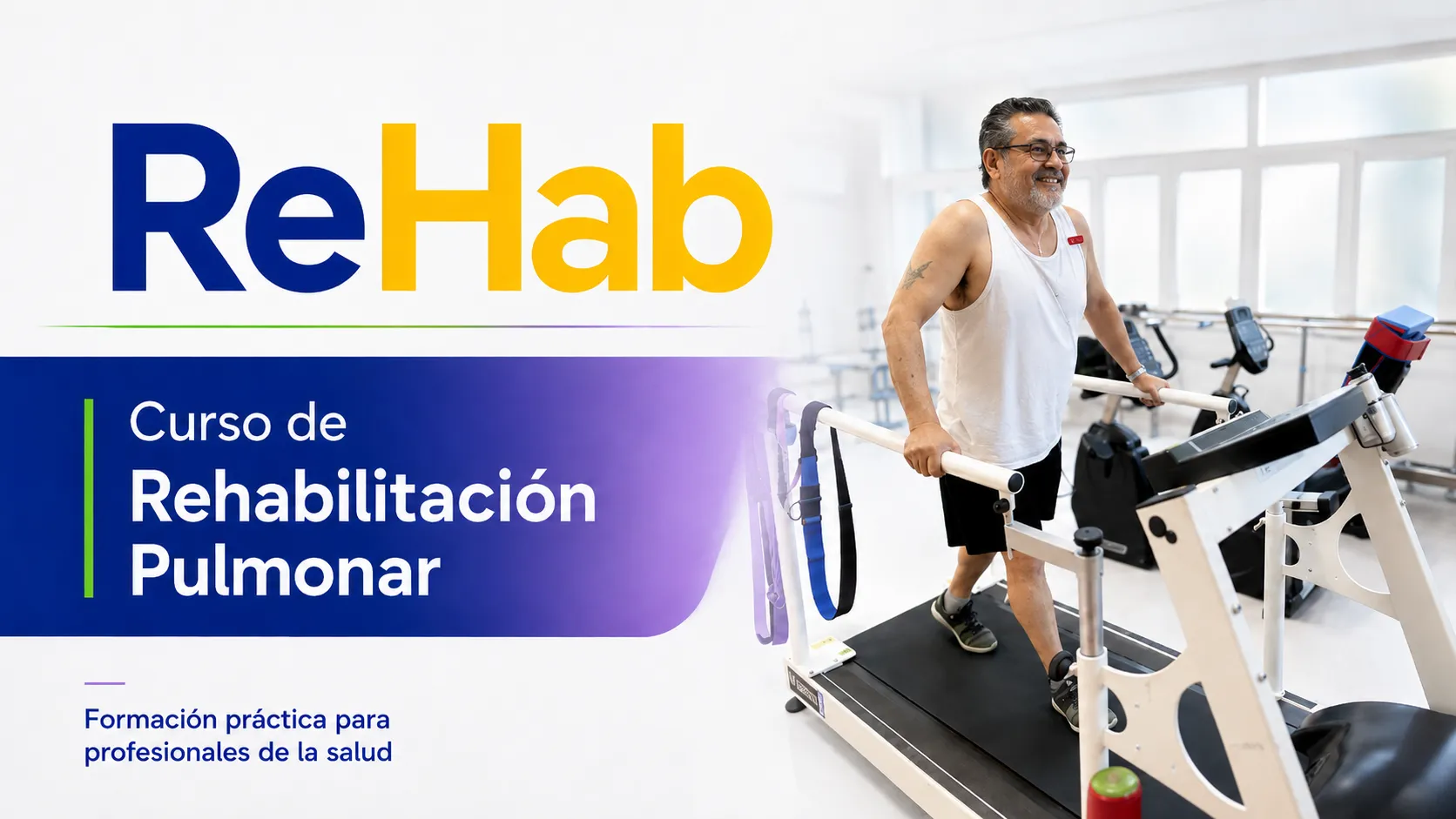 Curso de rehabilitación pulmonar de PhysioLung